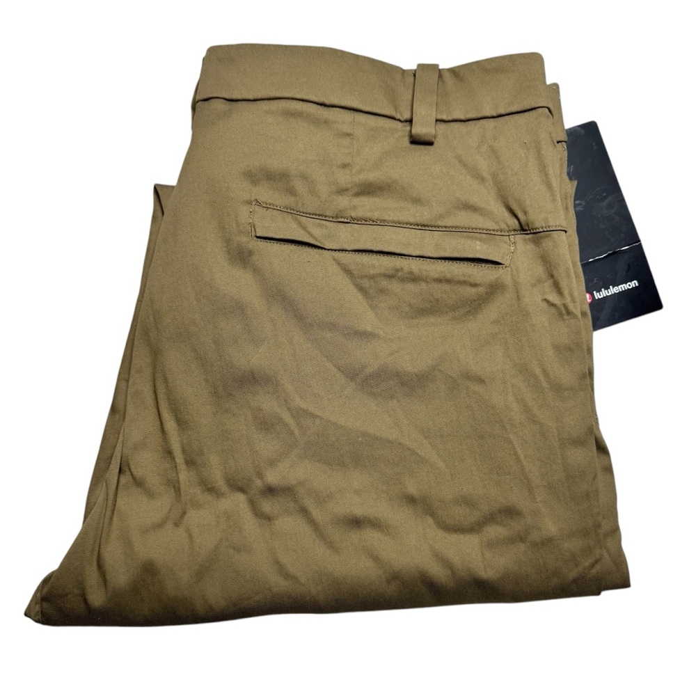 lululemon athletica Tan Chinos with Flat Front Design